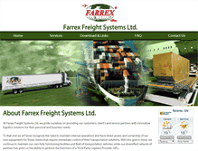 Tablet Screenshot of farrex.com